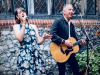 The Sound of Pop Art playing a set of originals in the courtyard at The Merchant's House, Norwich - June 2025